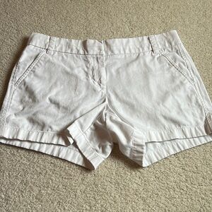 Jcrew white shorts, size 6